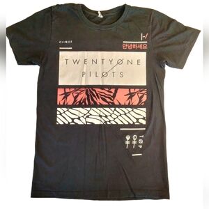 Twenty One Pilots Band Black Short Sleeve Shirt Sz. S